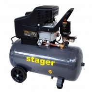Stager HM2050B compresor aer, 50L, 8bar, 200L/min, monofazat, angrenare directa