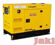 Generator insonorizat diesel monofazat 14kVA, 57A, 1500rpm Stager YDY15S-E 