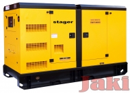 Generator insonorizat diesel trifazat 91kVA, 131A, 1500rpm Stager YDY100S3 
