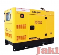  Generator insonorizat diesel trifazat 14kVA, 19A, 1500rpm Stager YDY15S3-E 