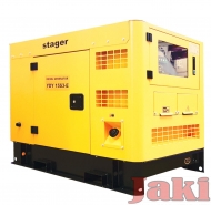 Generator insonorizat diesel trifazat 10kVA, 14A, 3000rpm Stager YDE12T3 
