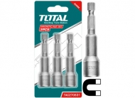  TOTAL - Set 3chei 12mm -1/4" hex - 65mm 