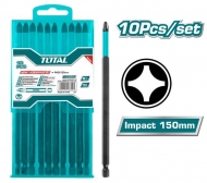  TOTAL - Set 10 biti de impact PH2x150mm 