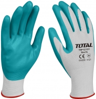  TOTAL - Manusi de protectie - nitril + textil - XL 