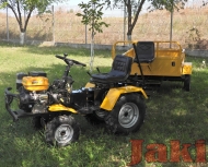 Mini tractor 4x4 18CP hidraulic, benzina, 4+1 viteze, freza tractata Campo1856-4WDH 